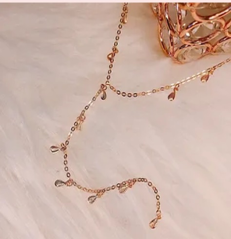 colar gravatinha de gota