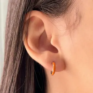 ARGOLA RESINA LARANJA P
