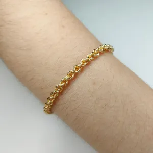 BRACELETE ELO TRANÇADO