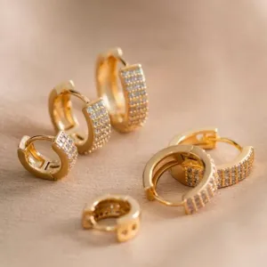 ARGOLA ARTICULADA 3 FILERIAS DE ZIRCONIA P
