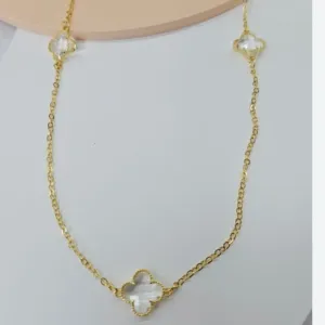CHOKER 3 TREVO CRISTAL