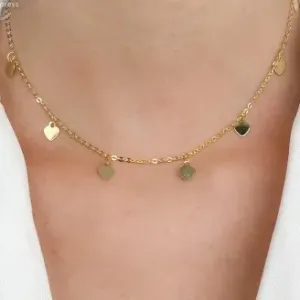CHOKER DE ELOS COM CORAÇÃO