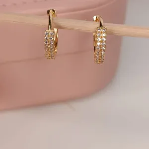 ARGOLA ARTICULADA 2 FILEIRAS DE ZIRCONIA M