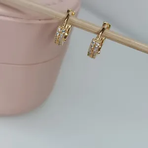 ARGOLA ARTICULADA 2 FILEIRAS DE ZIRCONIA P