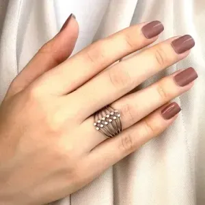 ANEL 6 CAMADAS COM ZIRCÔNIAS