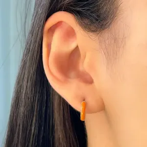 ARGOLA RESINA LARANJA P