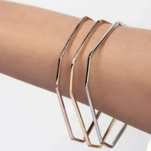 BRACELETE LISO GEOMETRICO