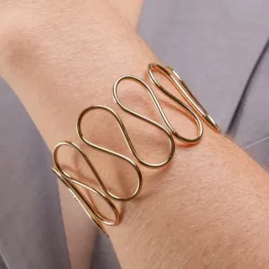 BRACELETE TUBULAR ONDULADO