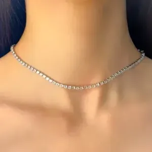 CHOKER RIVIERA CRISTAL 3MM
