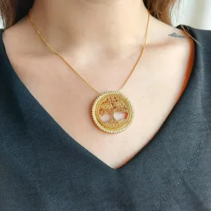 COLAR ARVORE DA VIDA COM NOMES PERSONALIZADO