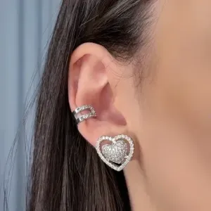 PIERCING U DUPLO CRAVEJADO