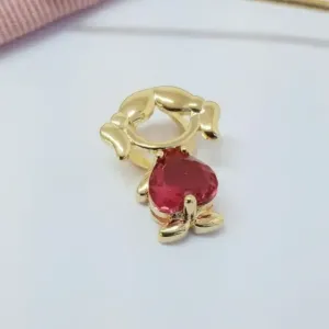 PINGENTE FILHA DE CORAÇÃO RUBY