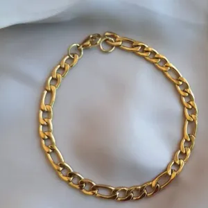 PULSEIRA CORRENTARIA AÇO BANHADO A OURO