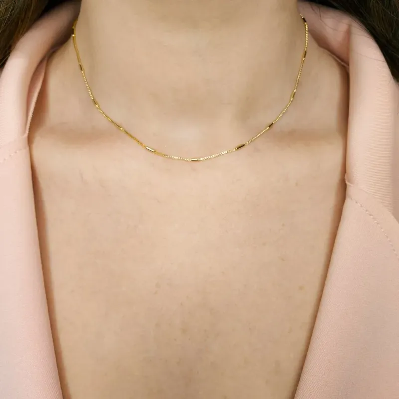 CHOKER DE TUBINHO LISO