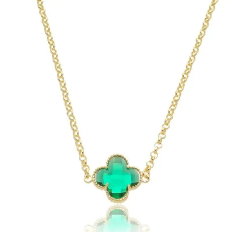 COLAR COM 1 TREVO VERDE