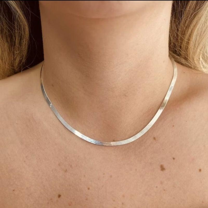 CHOKER FITA FINA 4mm