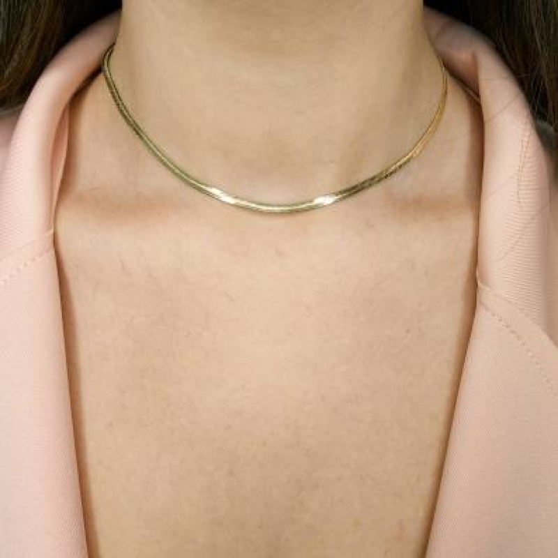 CHOKER FITA FINA 4mm