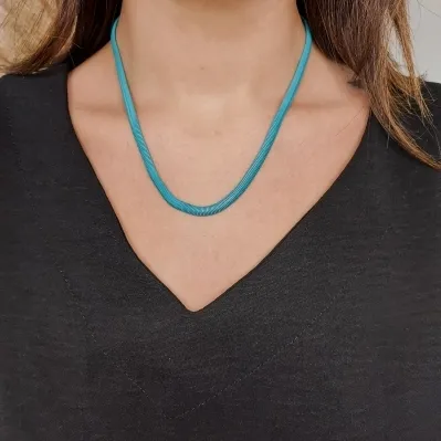 CHOKER DE MALHA COLORIDA