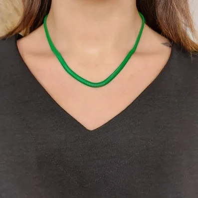 CHOKER DE MALHA COLORIDA