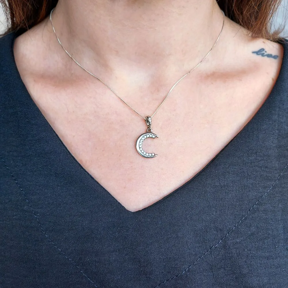 COLAR DE LUA CRAVEJADA