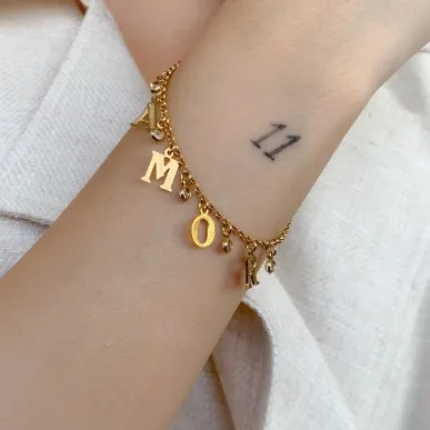 PULSEIRA AMOR COM ZIRCONIA INTERCALANDO