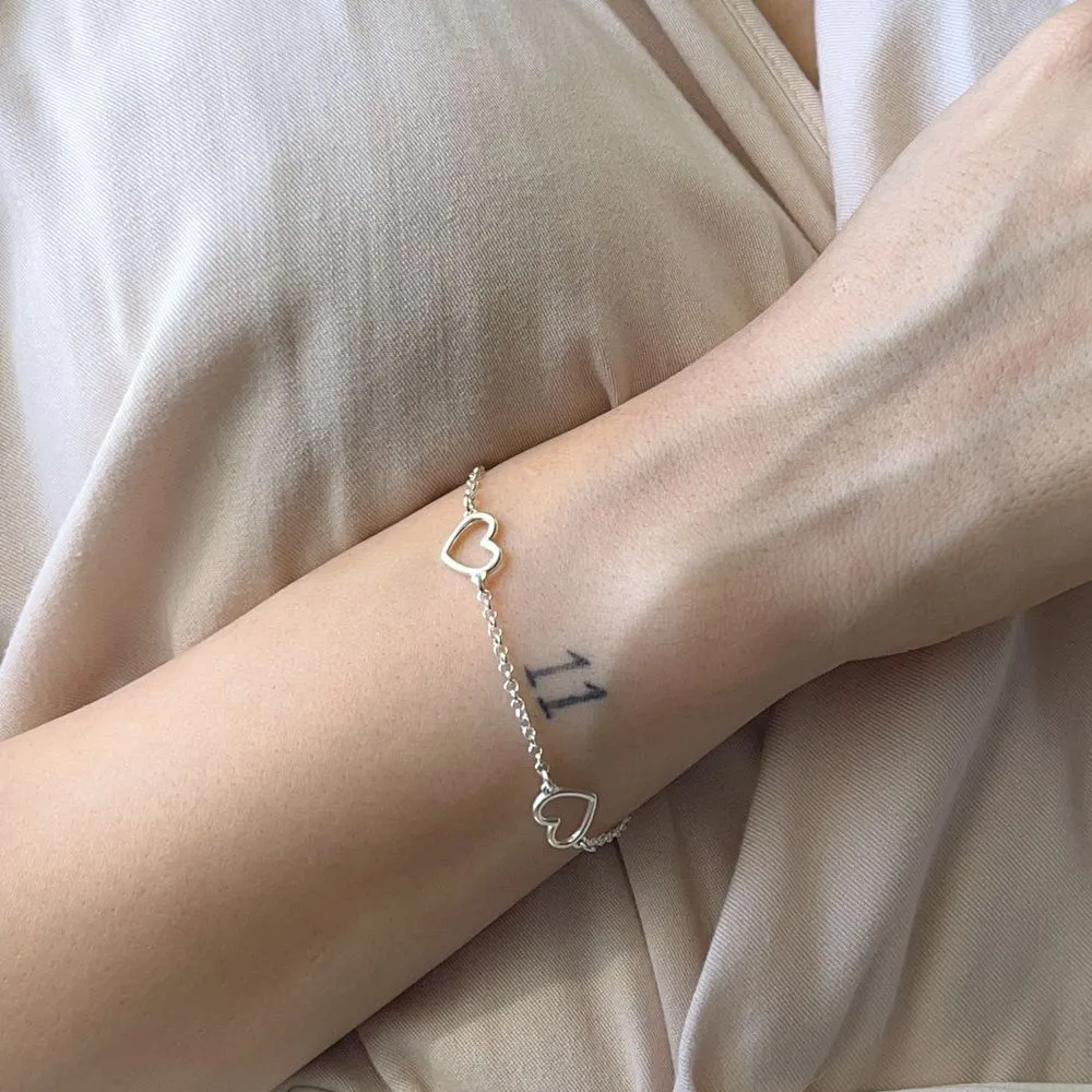 PULSEIRA DE CORAÇÃO VAZADO