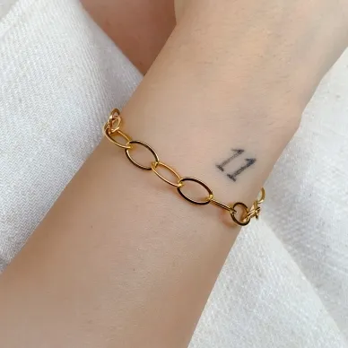 PULSEIRA DE ELOS COM FECHO BOIA