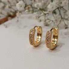 ARGOLA ARTICULADA FILEIRA ZIRCONIA M