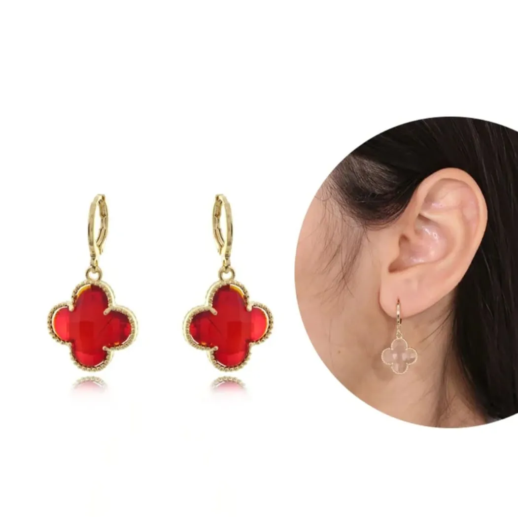 ARGOLA DE TREVO RUBY