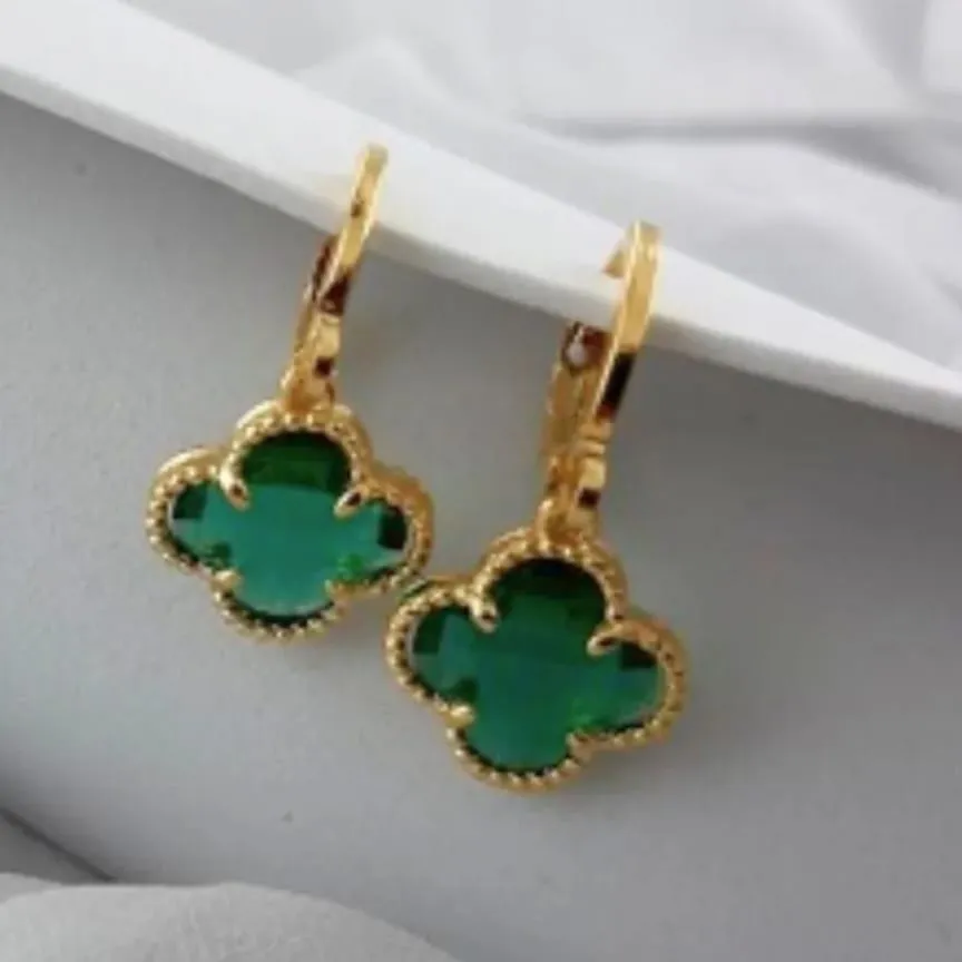 ARGOLA DE TREVO VERDE