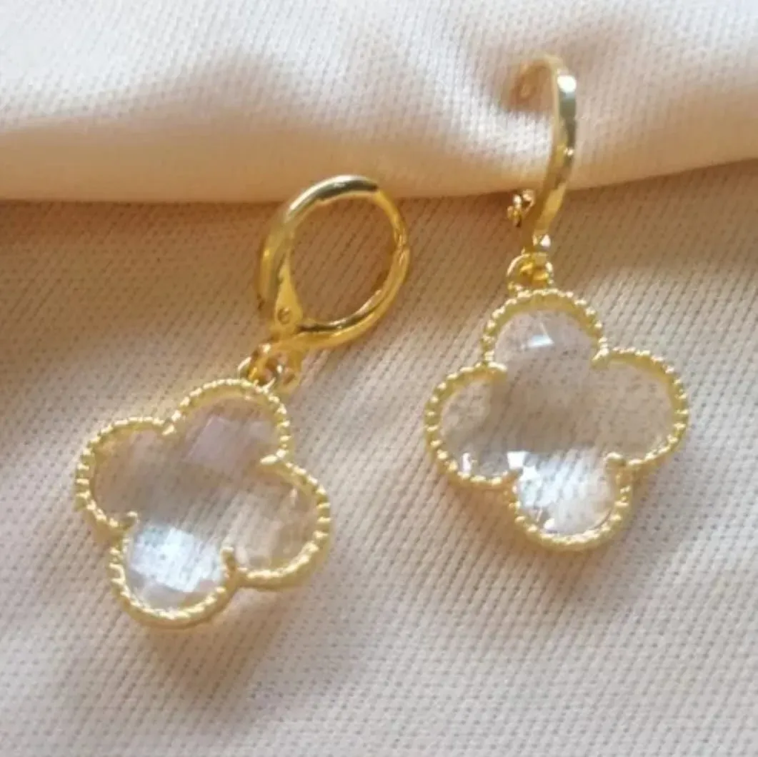 ARGOLA DE TREVO CRISTAL