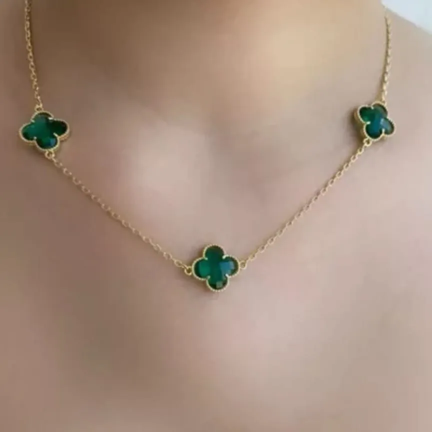 CHOKER 3 TREVO VERDE