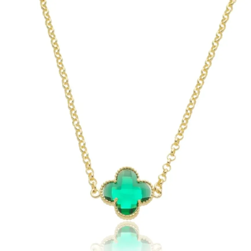 COLAR COM 1 TREVO VERDE