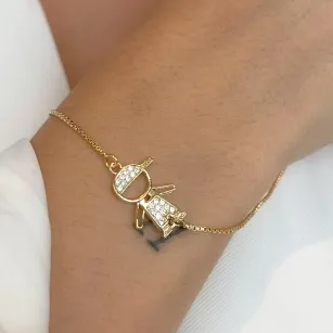 PULSEIRA DE MENINO CRAVEJADO
