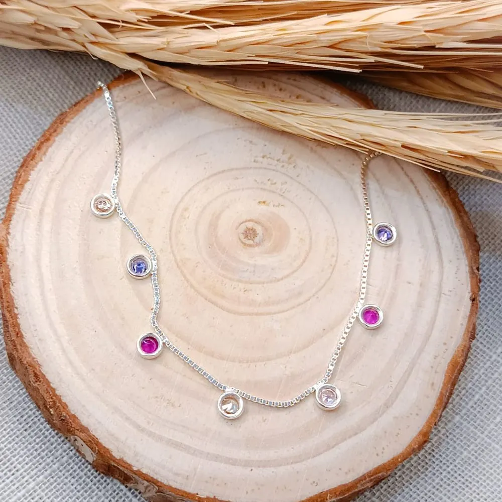 CHOKER DE BOLINHAS COLORIDOS