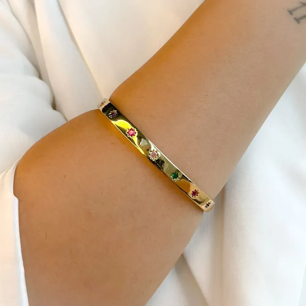 BRACELETE  ESTRELA  COLORIDAS