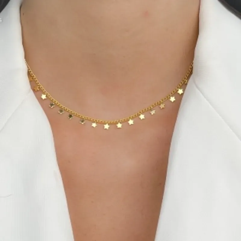 CHOKER  GLUME C/MINI ESTRELINHAS