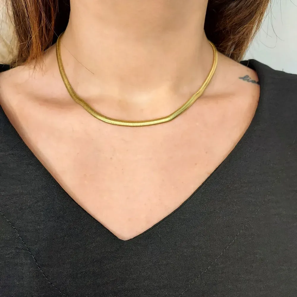 CHOKER SALAMANDRA 4mm 40 CM