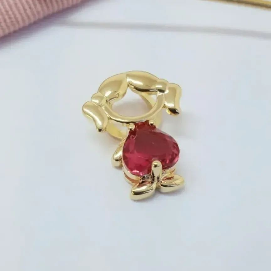 PINGENTE FILHA DE CORAÇÃO RUBY